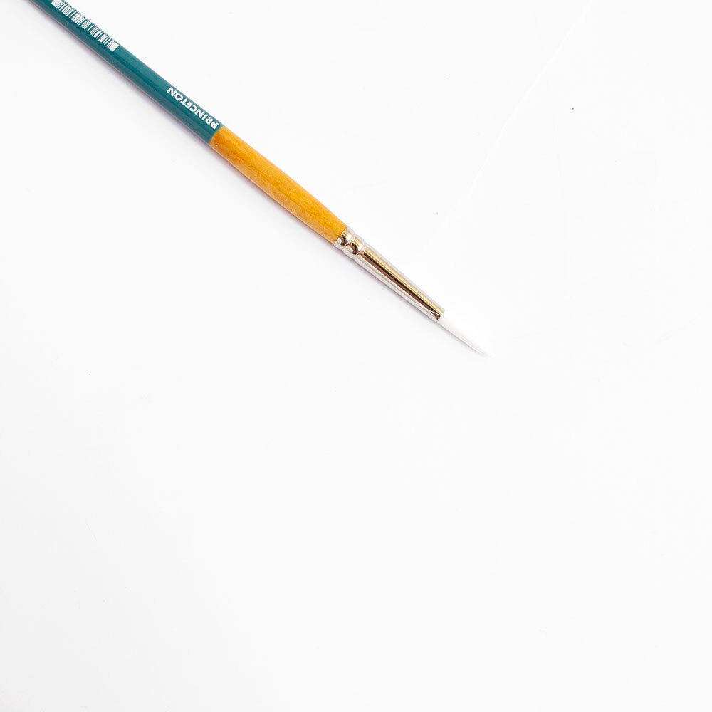 Princeton, White, Brush, Art & School, Snap, White Taklon, Round, 4, 402249